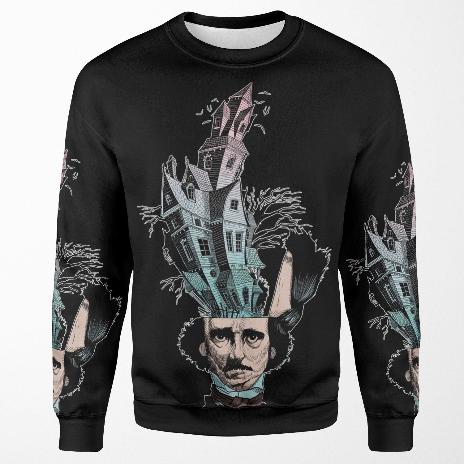 Edgar Allan Poe Imaginations All-over-print Unisex Sweatshirt