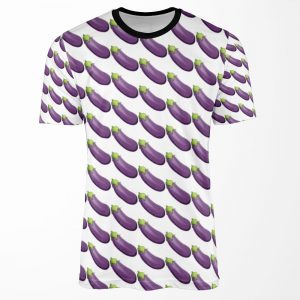 Eggplant Aubergine Emoji All-over-print T-shirt