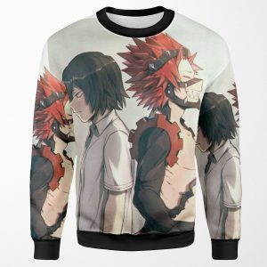 Eijiro Kirishima Red Riot All-over-print Unisex Sweatshirt
