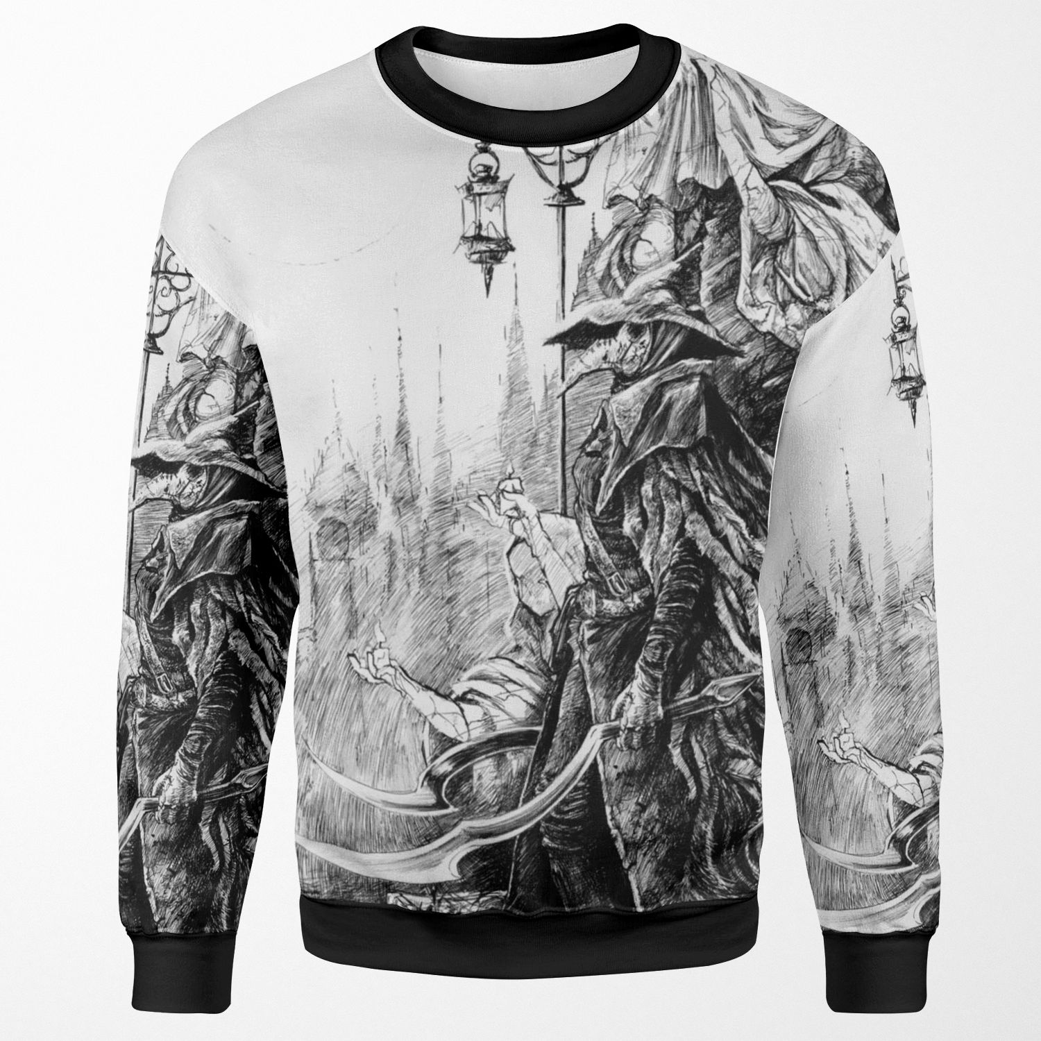 Eileen The Crow Bloodborne All-over-print Unisex Sweatshirt