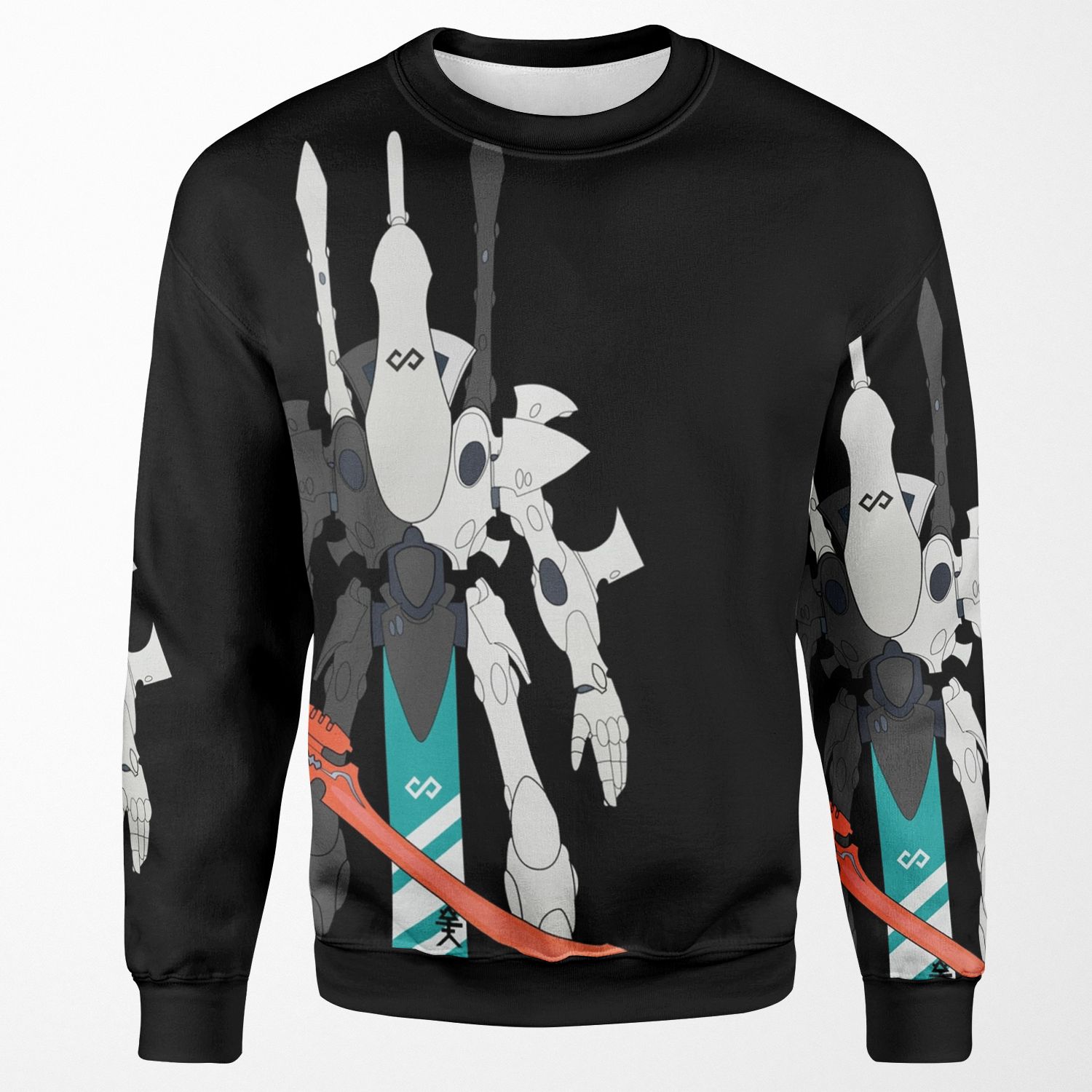 Eldar Wraithlord Sticker Craftworld Ulthwe Variation 2 All-over-print Unisex Sweatshirt
