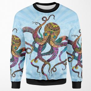 Electric Octopus All-over-print Unisex Sweatshirt