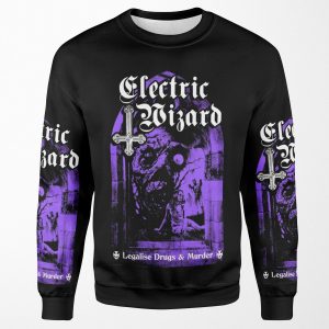 Electric Wizard Legalise It All-over-print Unisex Sweatshirt