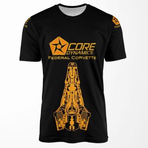 Elite Dangerous Federal Corvette All-over-print T-shirt