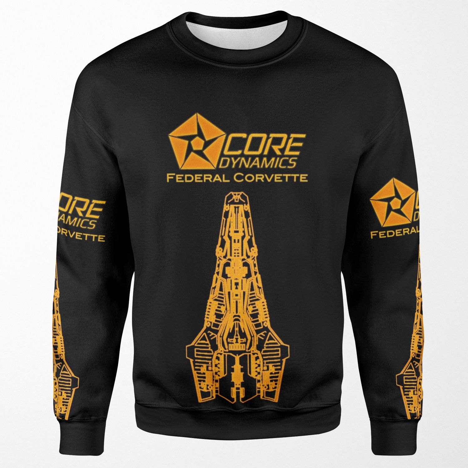 Elite Dangerous Federal Corvette All-over-print Unisex Sweatshirt