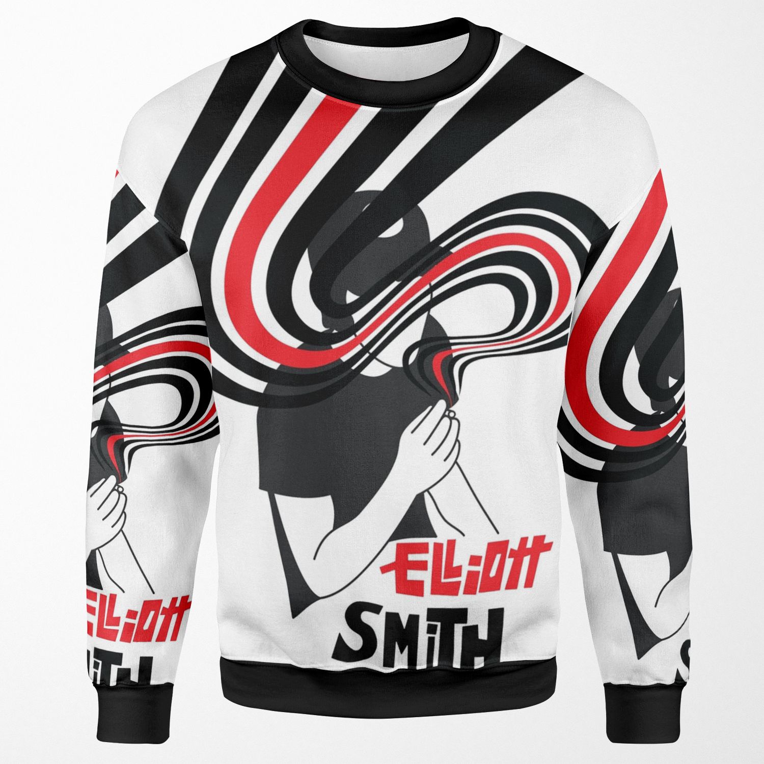Elliott Smith Either 8 All-over-print Unisex Sweatshirt