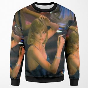 Elvira Hancock Scarface 1983 All-over-print Unisex Sweatshirt