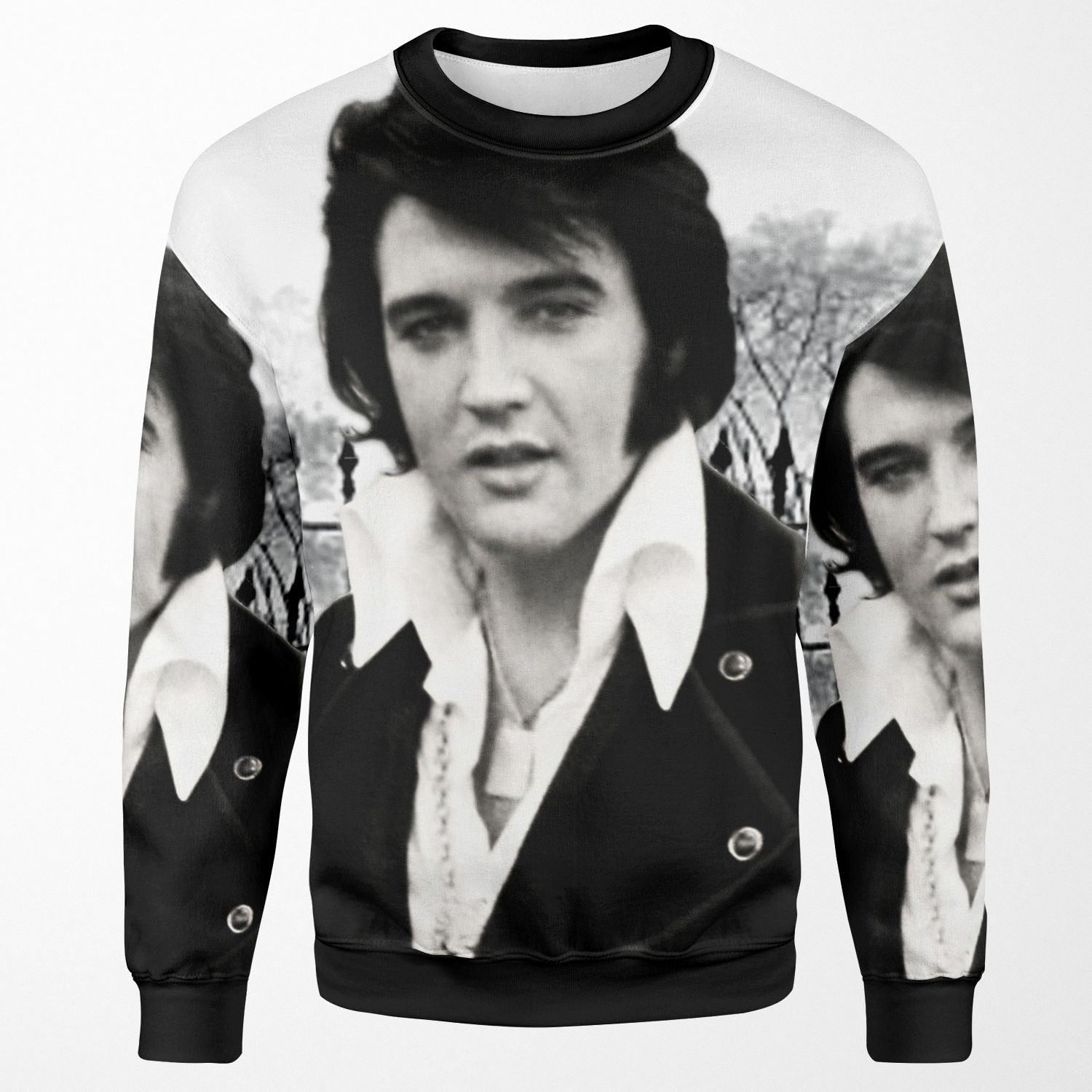 Elvis At The Gates All-over-print Unisex Sweatshirt