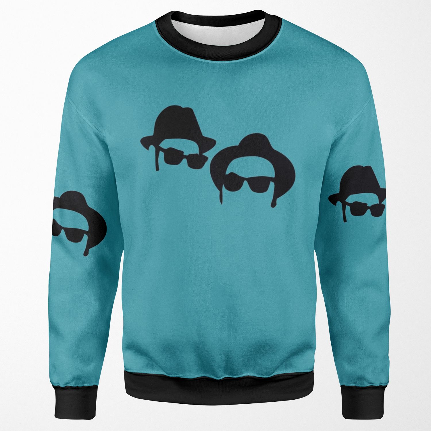 Elwood And Jake All-over-print Unisex Sweatshirt