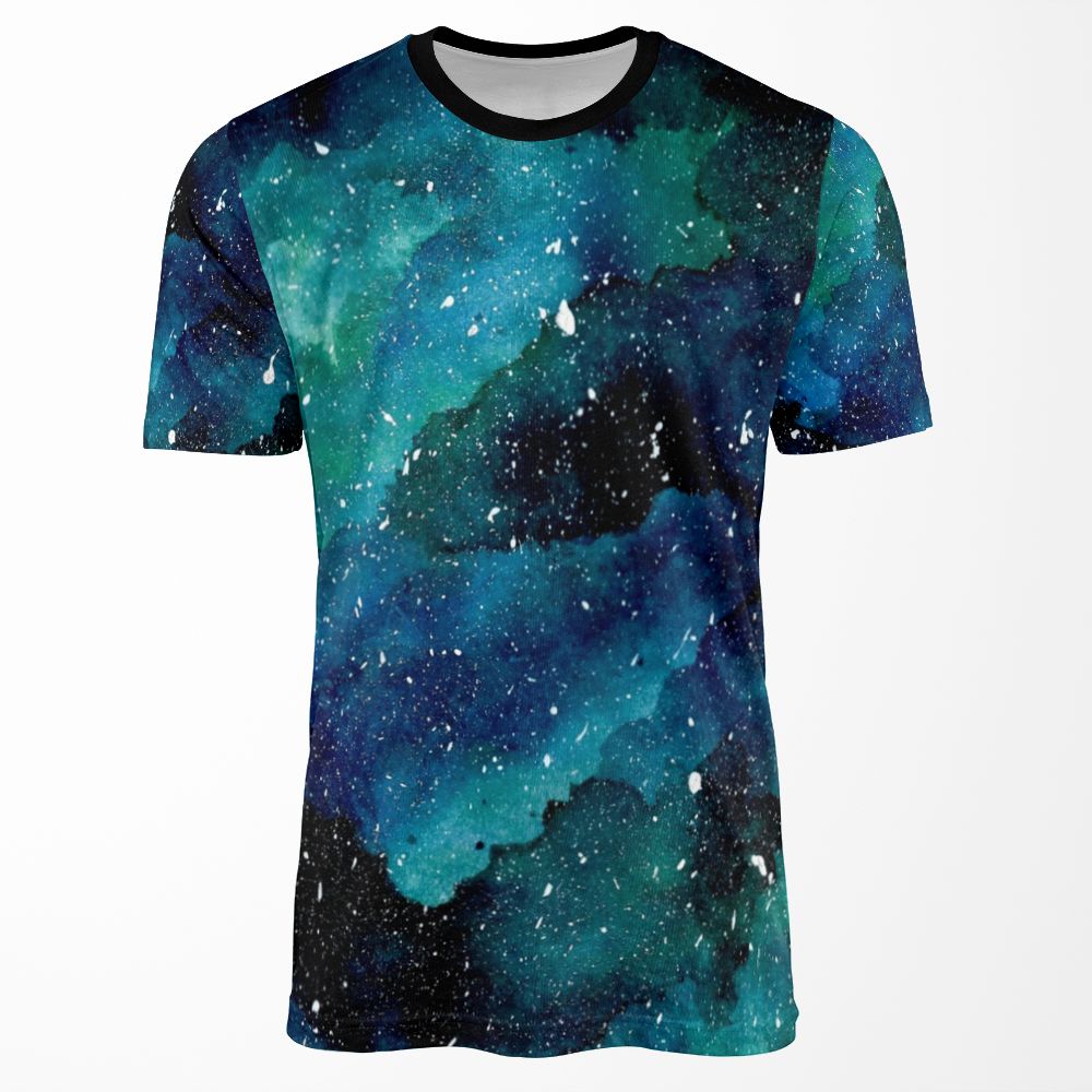 Emerald Galaxy All-over-print T-shirt