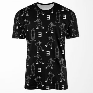 Eminem Pattern All-over-print T-shirt