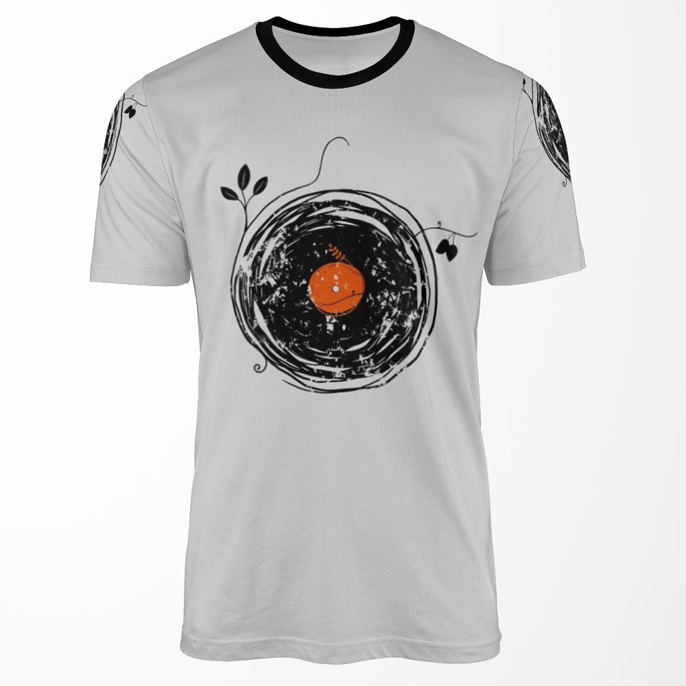 Enchanting Vinyl Records Vintage All-over-print T-shirt