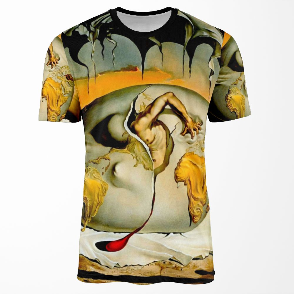 Enfante Geopolitique Observante Painting Print All-over-print T-shirt