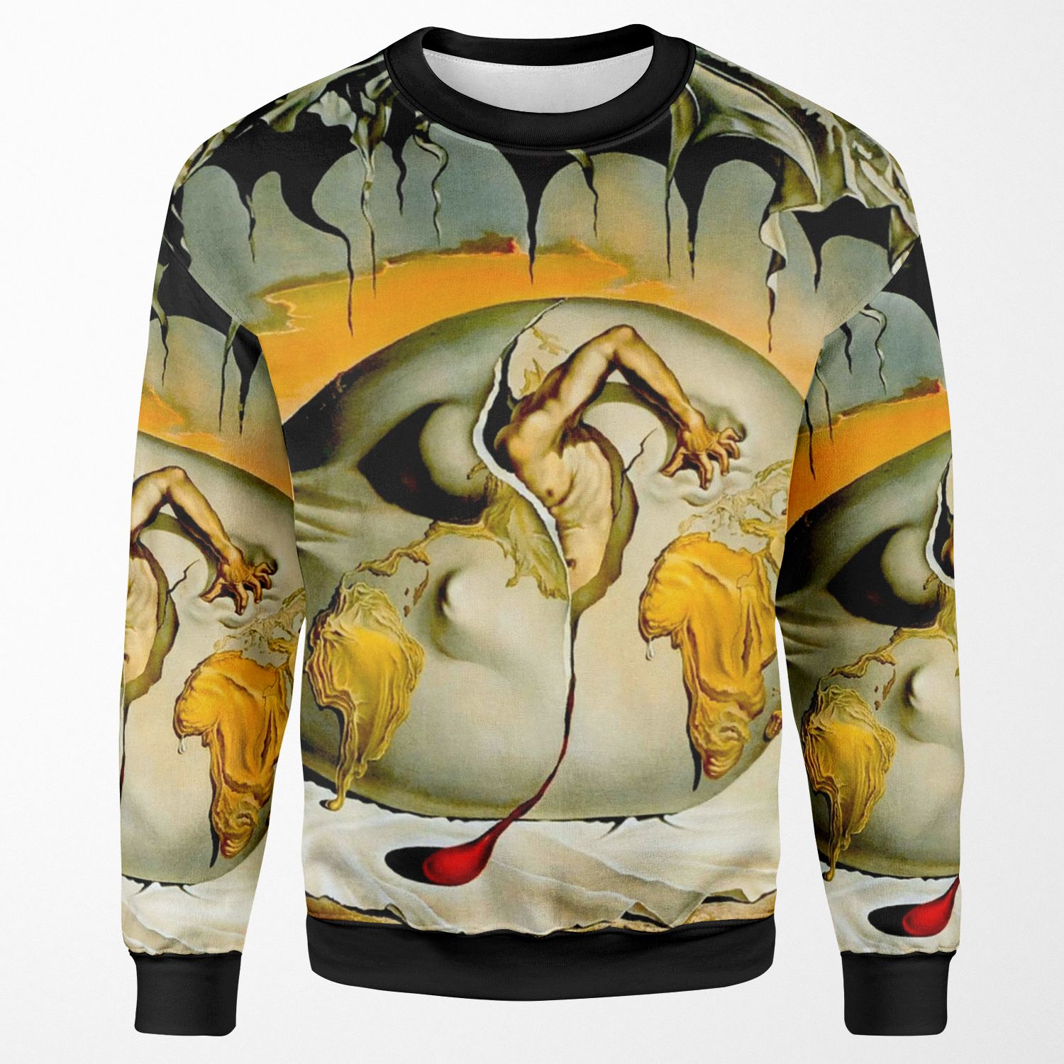 Enfante Geopolitique Observante Painting Print All-over-print Unisex Sweatshirt