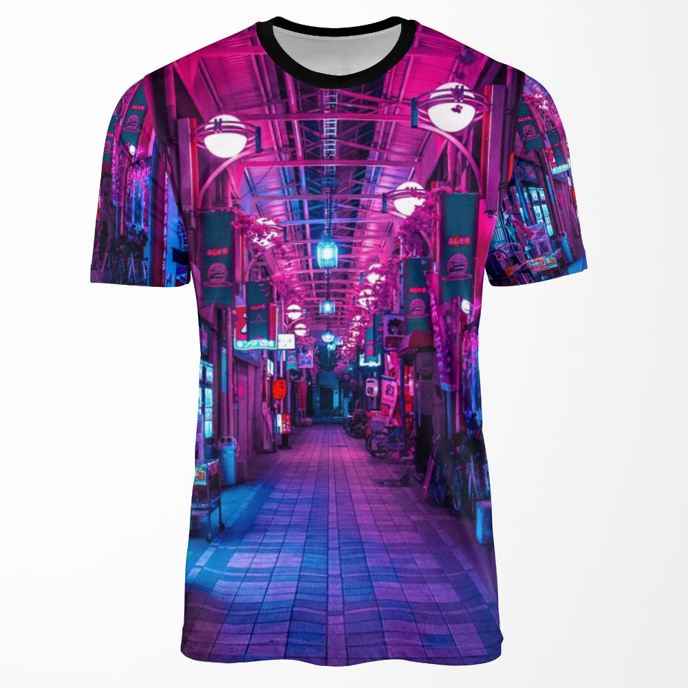 Entrance To The Next Dimension All-over-print T-shirt