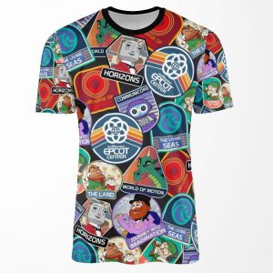 Epcot Center Badges All-over-print T-shirt