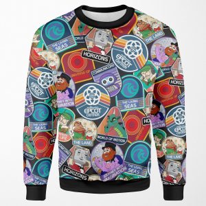 Epcot Center Badges All-over-print Unisex Sweatshirt
