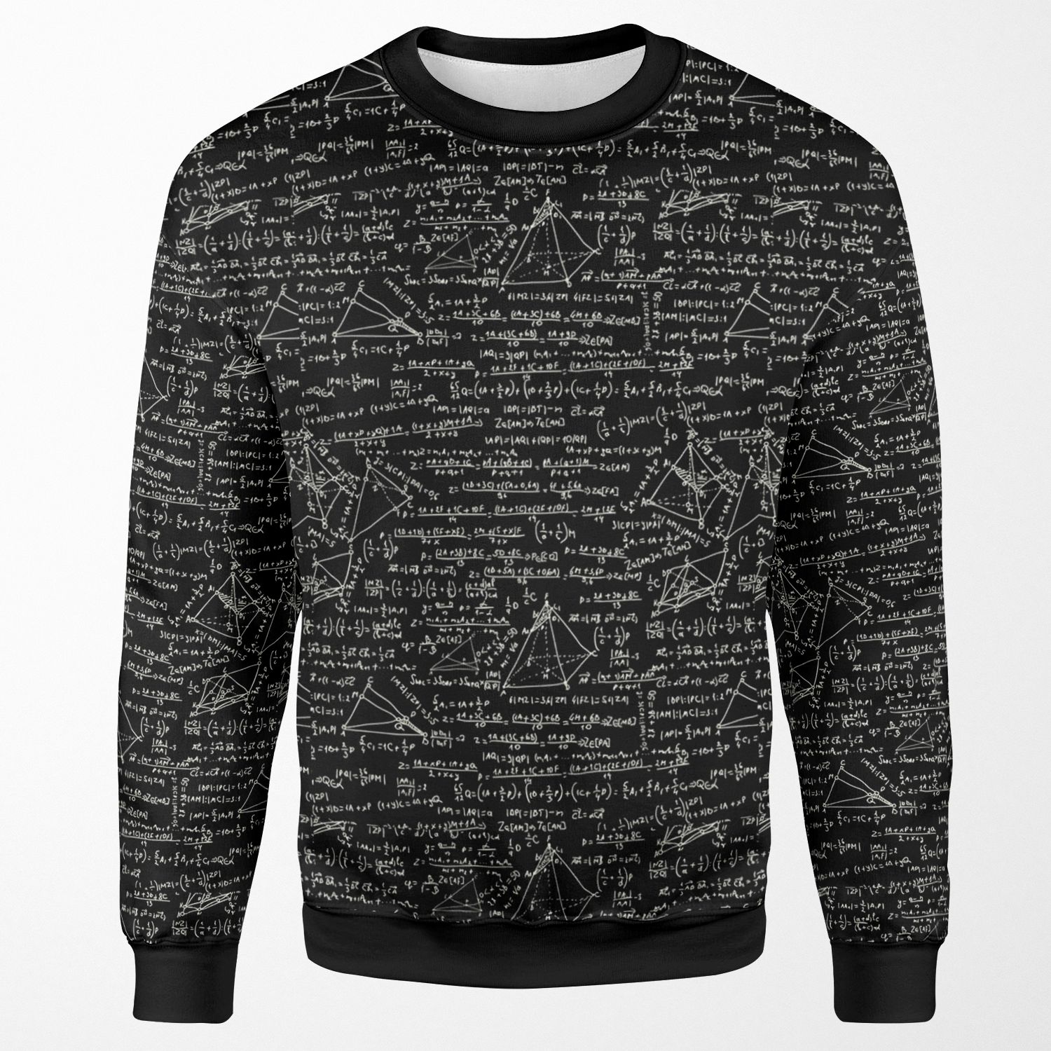 Equations All-over-print Unisex Sweatshirt