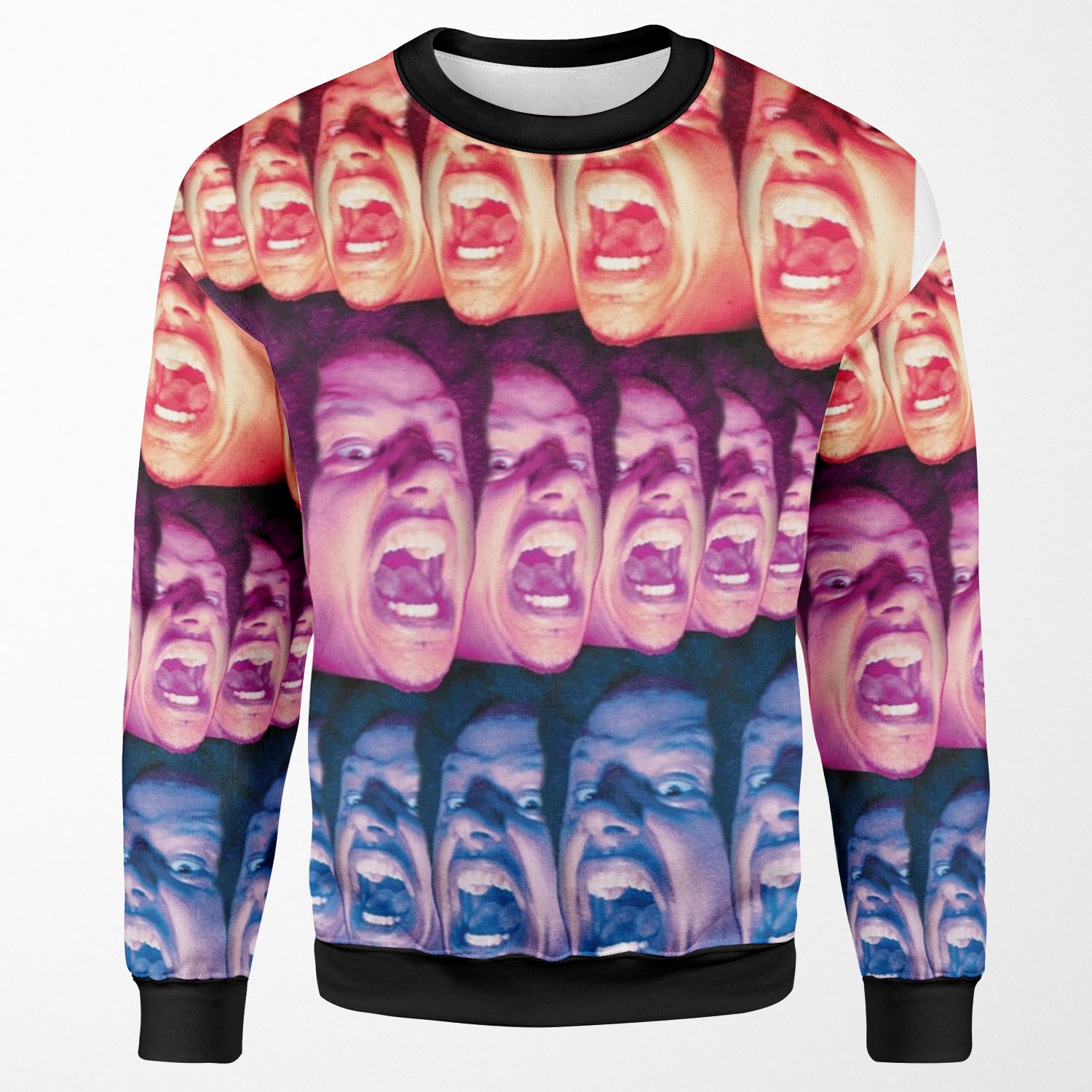 Eric Andre Screaming All-over-print Unisex Sweatshirt