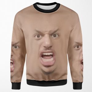 Eric Andre Yelling All-over-print Unisex Sweatshirt