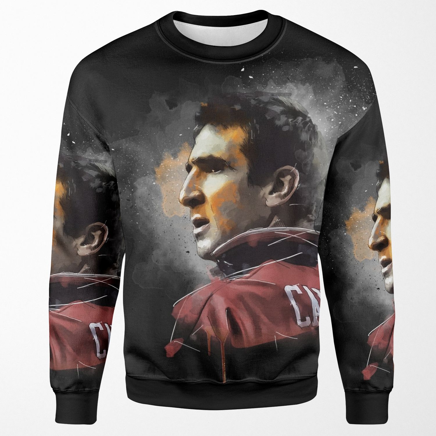 Eric Cantona Painting All-over-print Unisex Sweatshirt