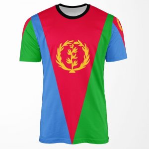 Eritrea Flag Banner All-over-print T-shirt