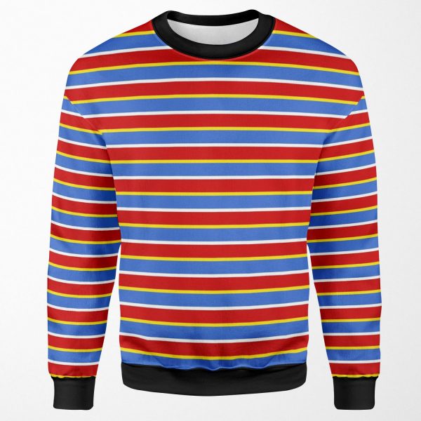 Ernie Stripes All-over-print Unisex Sweatshirt