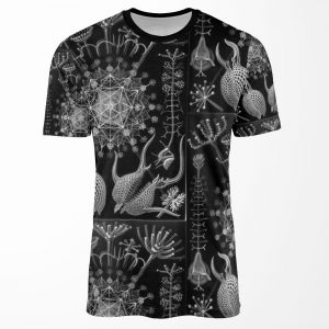 Ernst Haeckel Phaeodaria Illustration All-over-print T-shirt