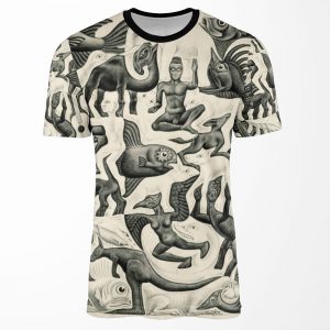 Escher Plane Filling Ii All-over-print T-shirt