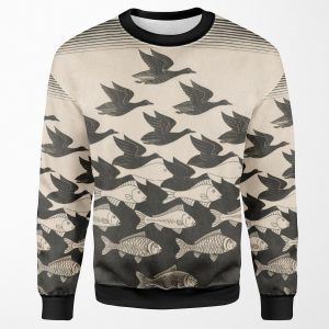 Escher Sky And Water I All-over-print Unisex Sweatshirt