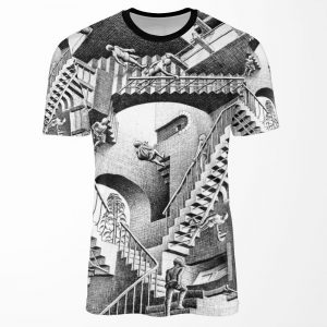 Escher Staircases All-over-print T-shirt