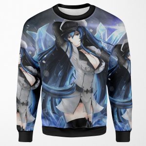 Esdeath The Empire S General All-over-print Unisex Sweatshirt