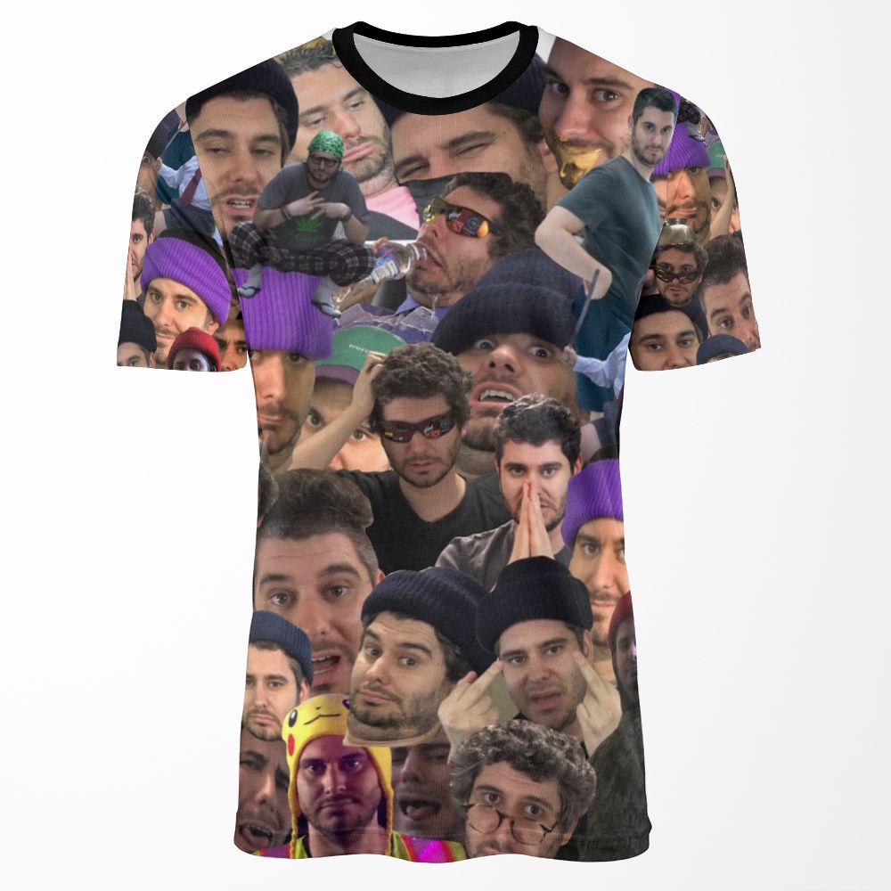Ethan Klein H3H3 Collage All-over-print T-shirt