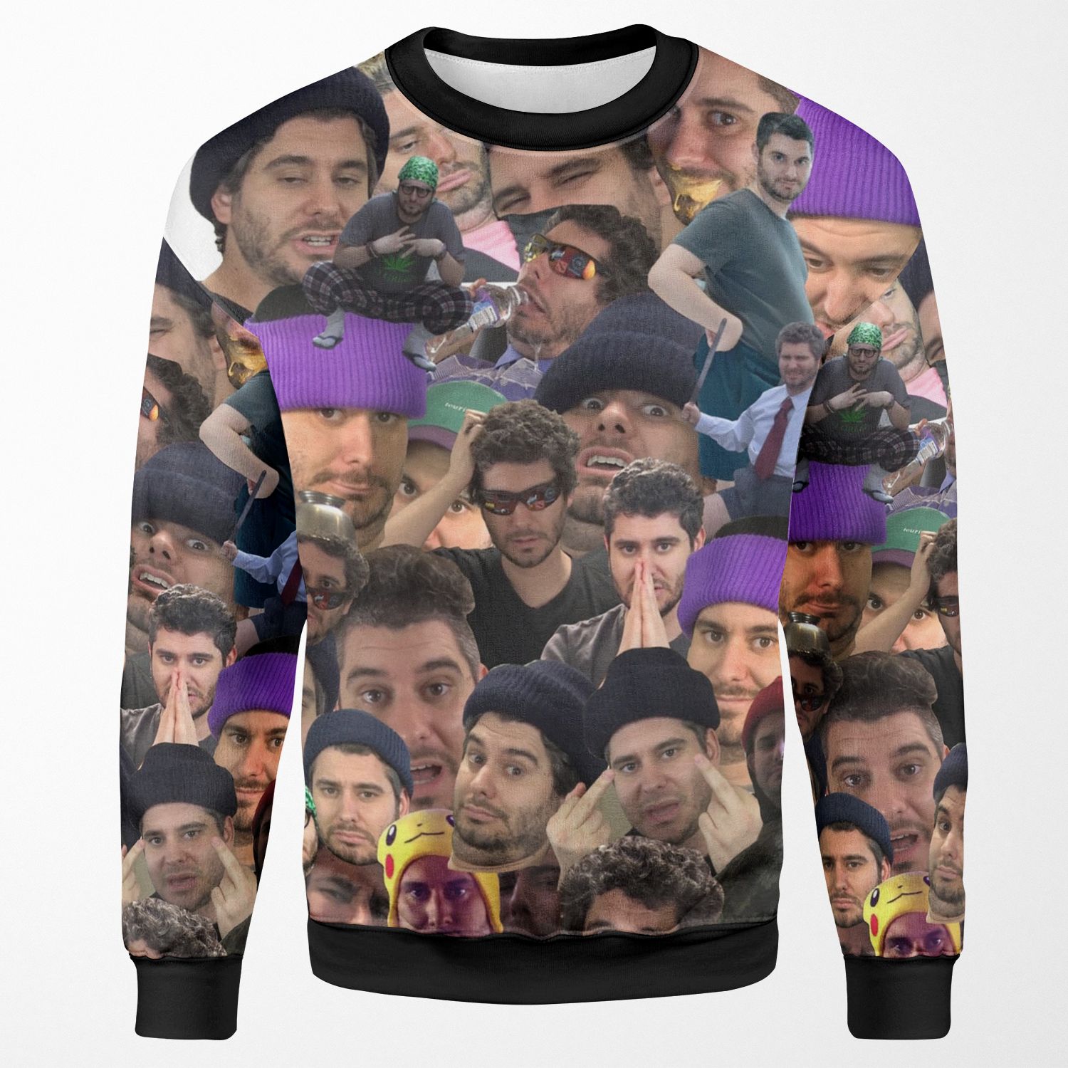 Ethan Klein H3H3 Collage All-over-print Unisex Sweatshirt