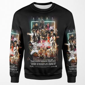 Eurovision Winners 2000 2010 All-over-print Unisex Sweatshirt