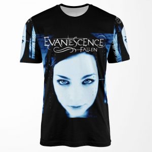 Evanescence Blue Fallen 2019 Visimisi All-over-print T-shirt
