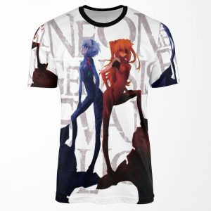 Evangelion Asuka And Rei Movie Ver All-over-print T-shirt