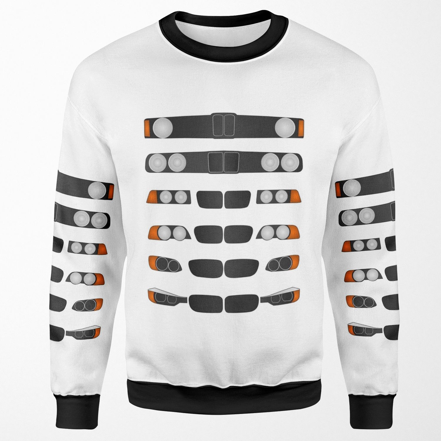 Evolution Of The 3 All-over-print Unisex Sweatshirt