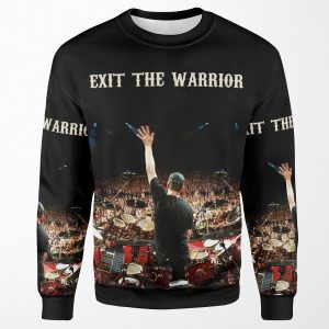 Exit The Warrior Neil Peart Legendary Rush Band Drummer For Fan Art Canvas All-over-print Unisex Sweatshirt
