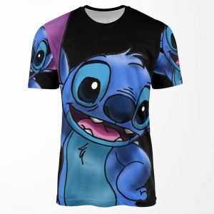 Experiment 626 Stitch Zoomed In All-over-print T-shirt