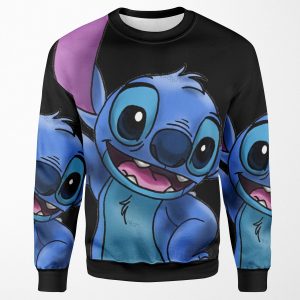 Experiment 626 Stitch Zoomed In All-over-print Unisex Sweatshirt