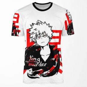Explosion King Pro Hero Katsuki Bakugo All-over-print T-shirt