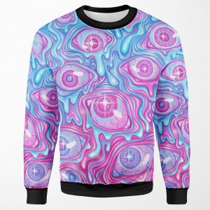 Eyeball Pattern Version 2 All-over-print Unisex Sweatshirt