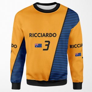 F1 2021 3 Ricciardo All-over-print Unisex Sweatshirt