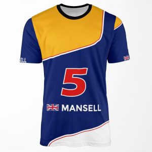 F1 Legends Nigel Mansell All-over-print T-shirt