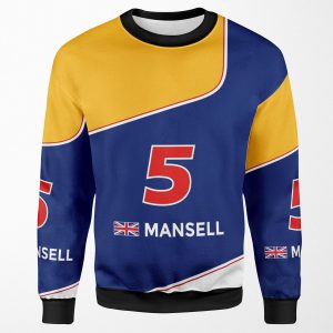 F1 Legends Nigel Mansell All-over-print Unisex Sweatshirt