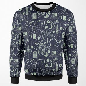 Fairy Garden Midnight All-over-print Unisex Sweatshirt