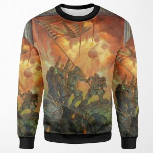 Fallout Brotherhood Of Steel Victory Fan Art Poster All-over-print Unisex Sweatshirt