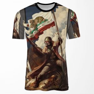 Fallout Ncr Ranger Flag Fan Art Poster All-over-print T-shirt