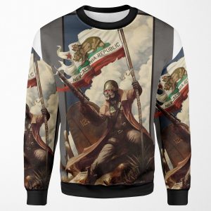 Fallout Ncr Ranger Flag Fan Art Poster All-over-print Unisex Sweatshirt